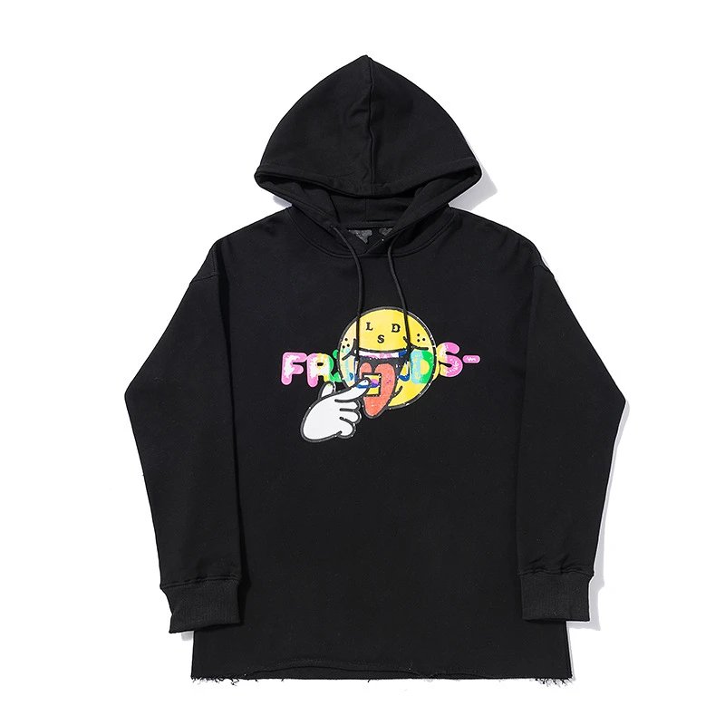 Rainbow Smiley Black