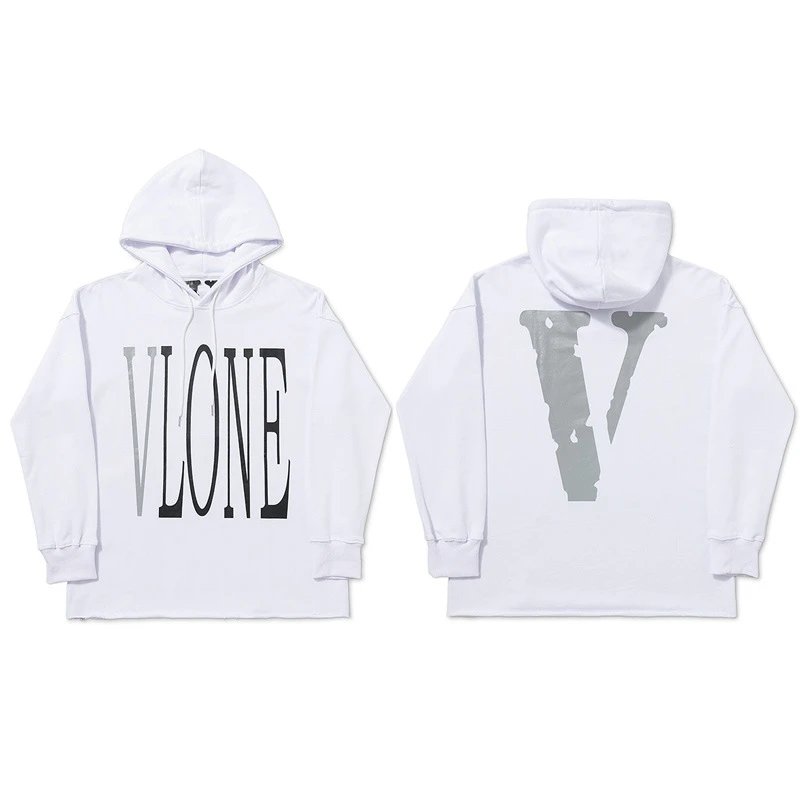 White Reflective Big V