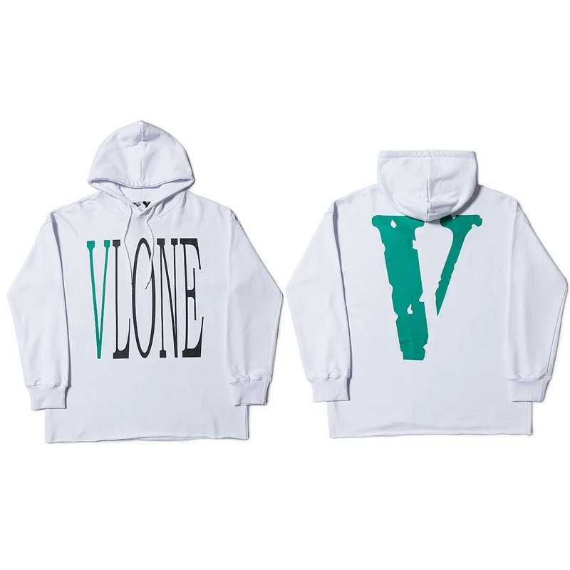 V white-green