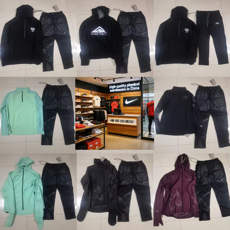 Huade’s popular ice silk quick-drying running training set (new style)