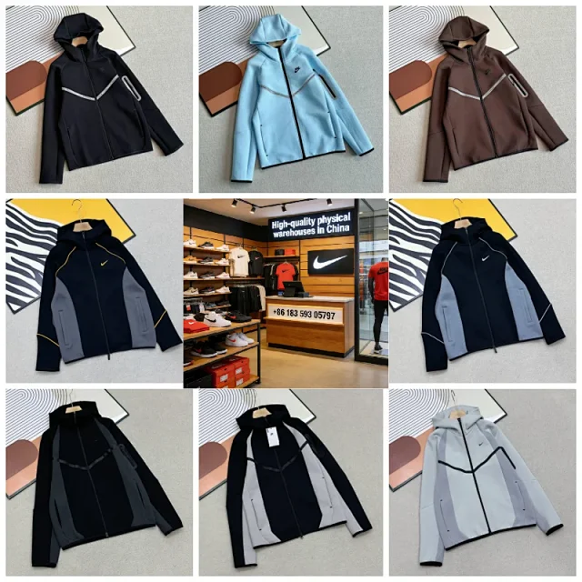 Nike Jackets Hooded Full-Zip Jacket with Reflective Trim product detail image 1