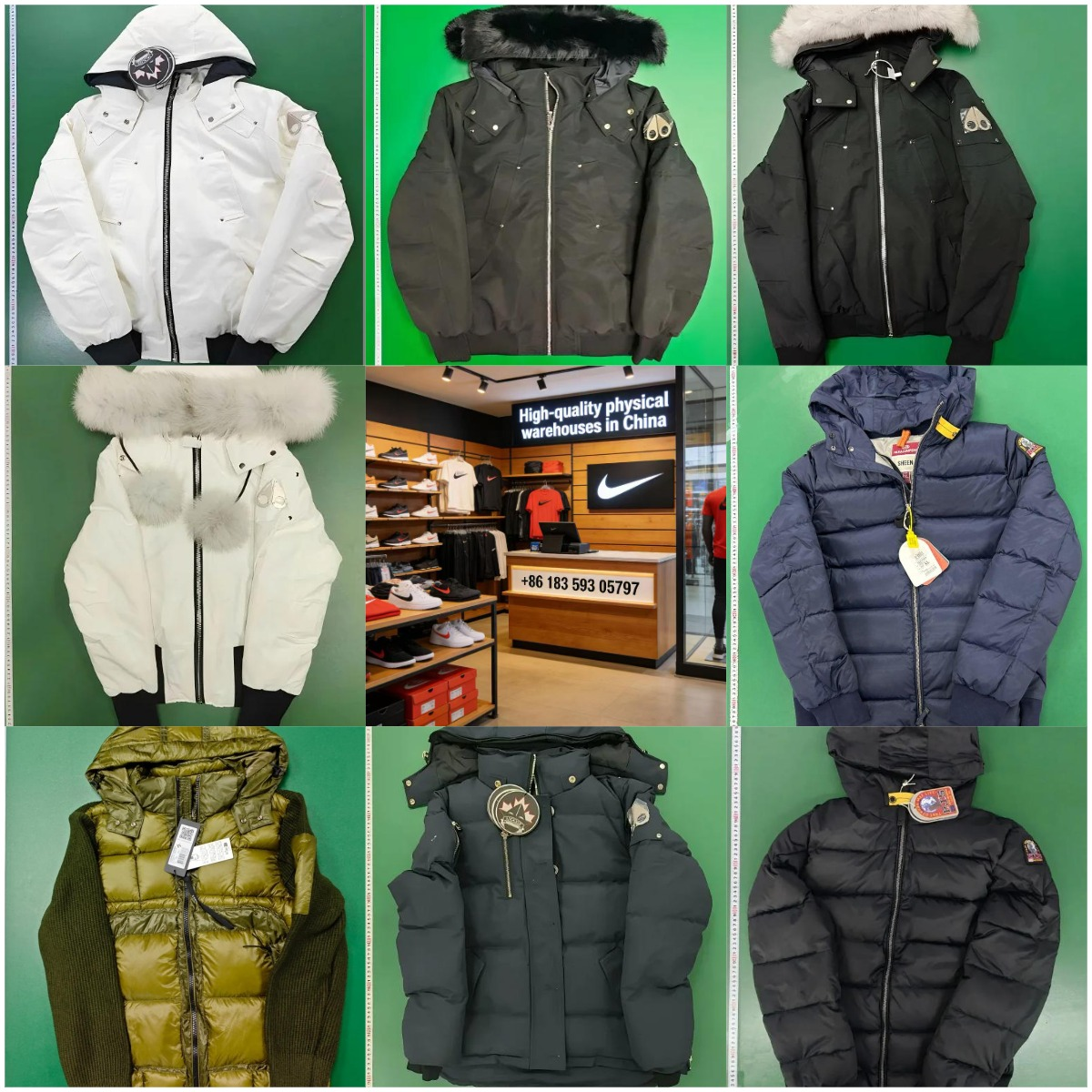 AB-Hua Fashion Outdoor Warm Down Jacket 90% Down - WhatsApp+18359305797
