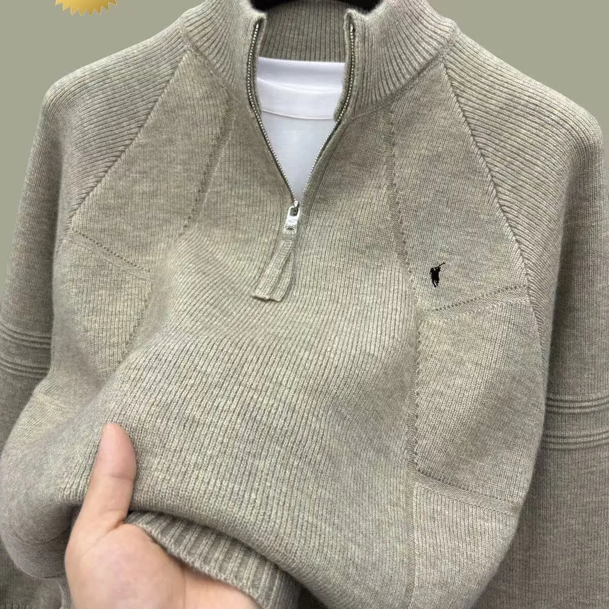 Off-White Knitwear Crewneck logo knit sweater image 8