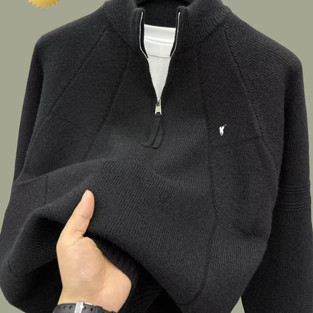 Off-White Knitwear Crewneck logo knit sweater product detail image 10