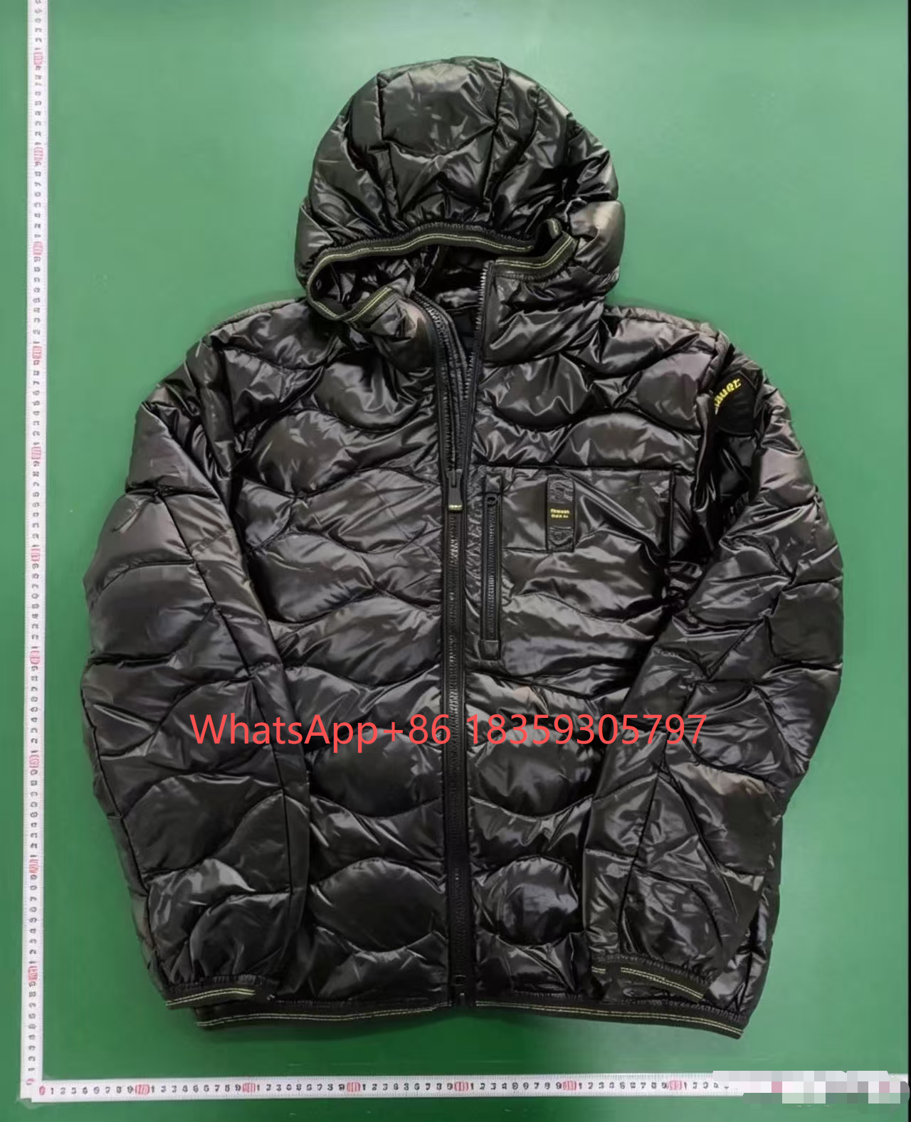 Unbranded Down Jackets Hooded quilted puffer jacket image 3