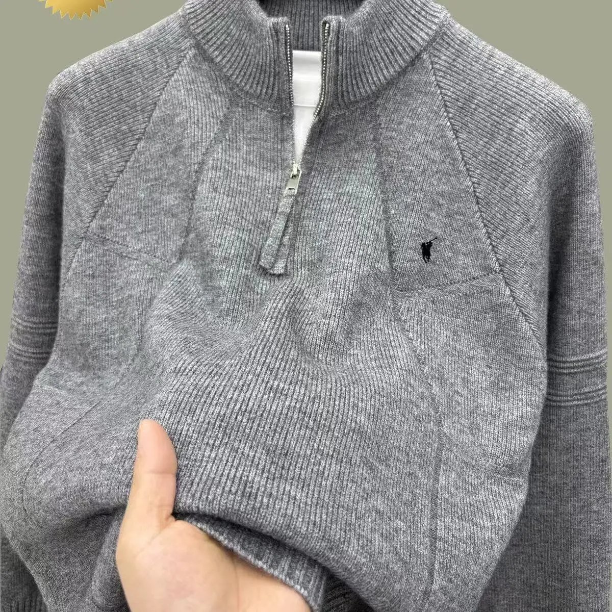 Off-White Knitwear Crewneck logo knit sweater image 9