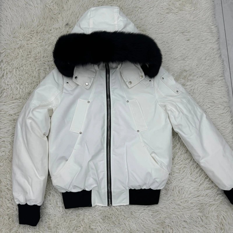 Pure White Black Fur