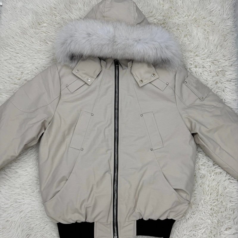 Beige White Fur