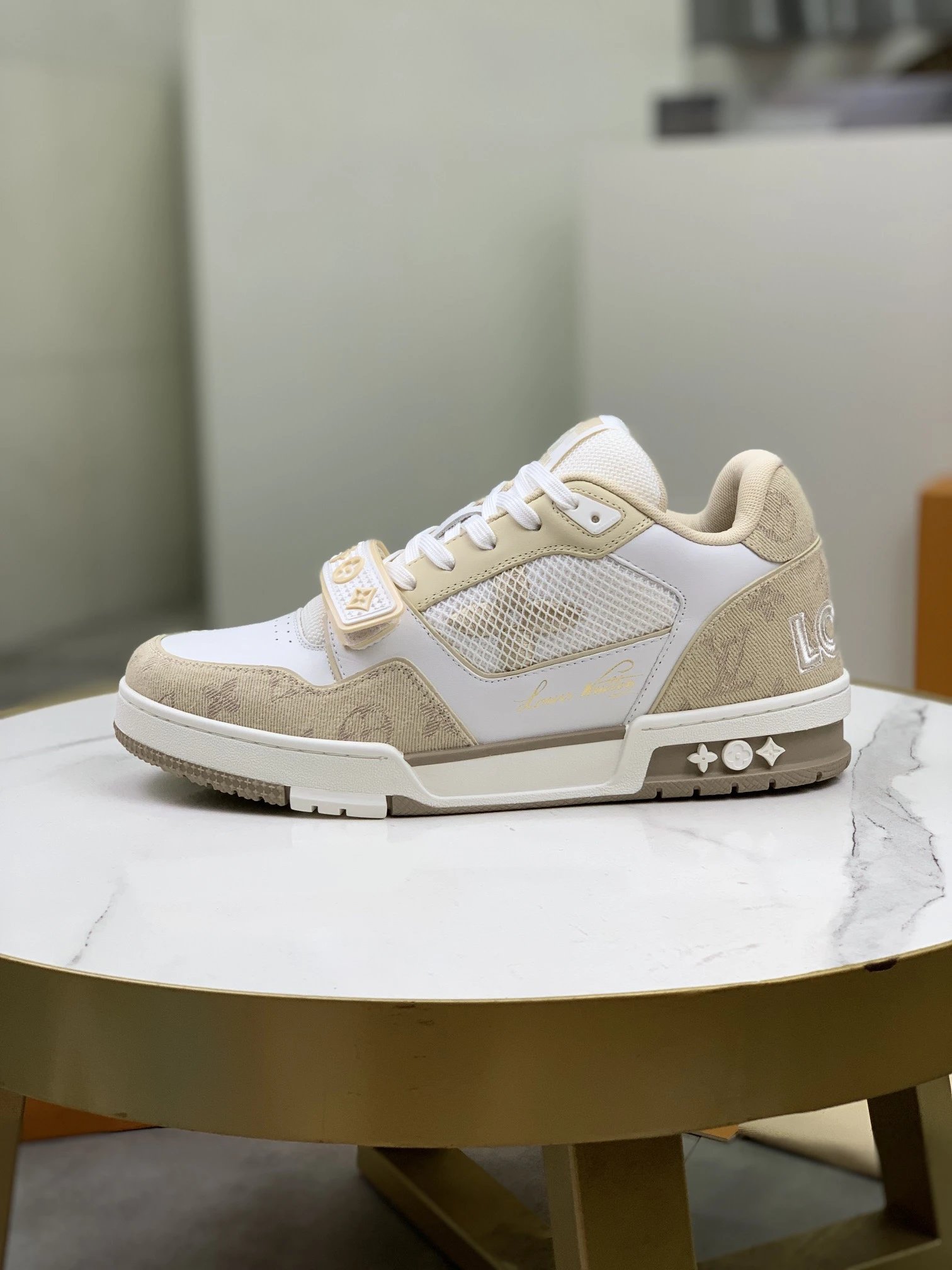 Khaki White