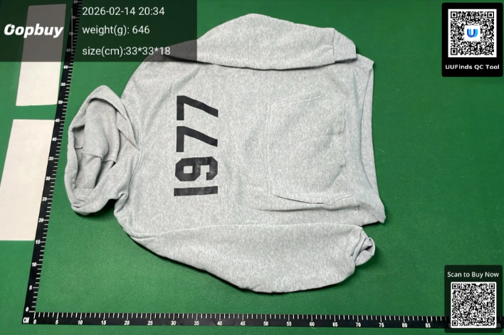 19 77 Men's hoodie hooded cover loose fit with thick fleece winter style