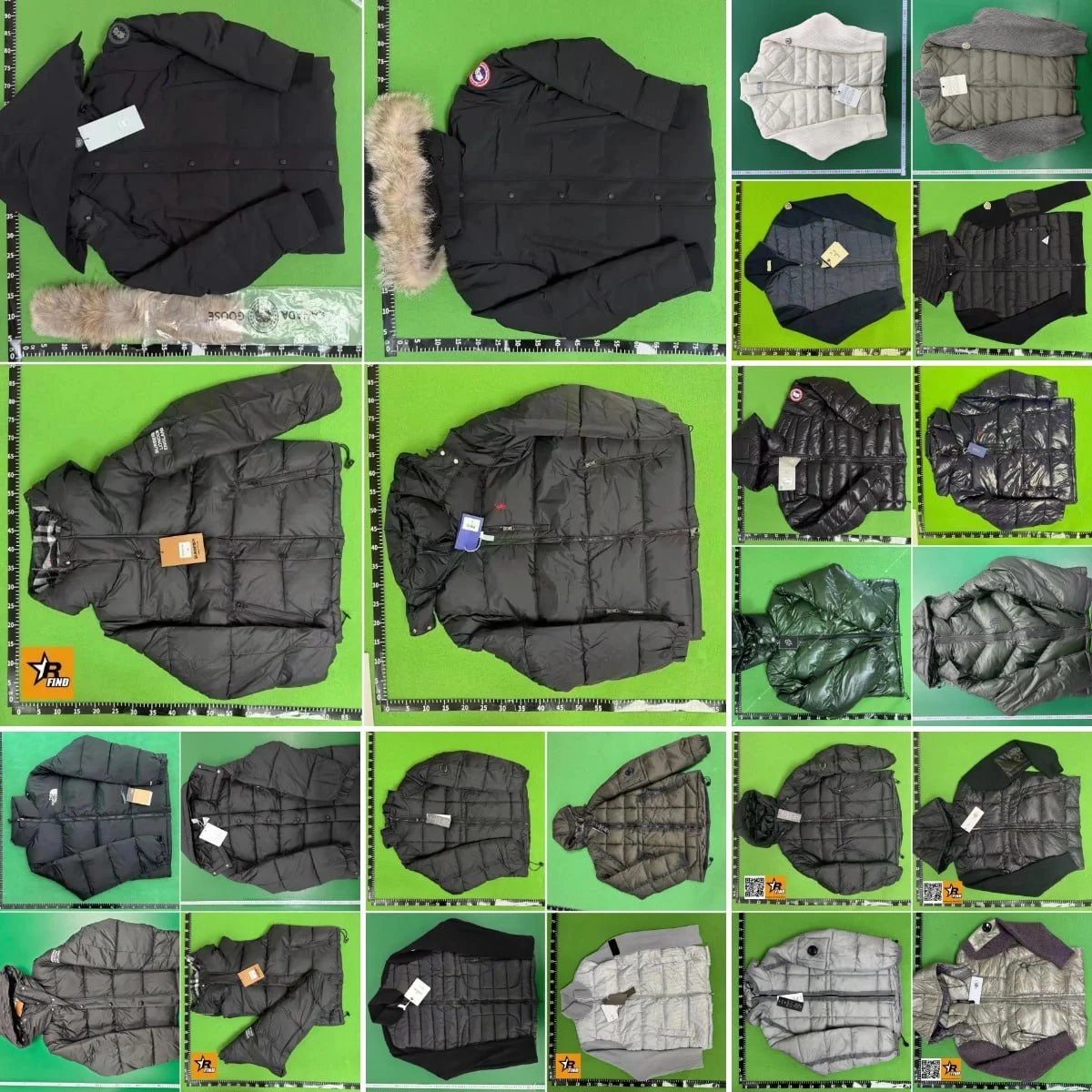 Factory clearance down jacket collection