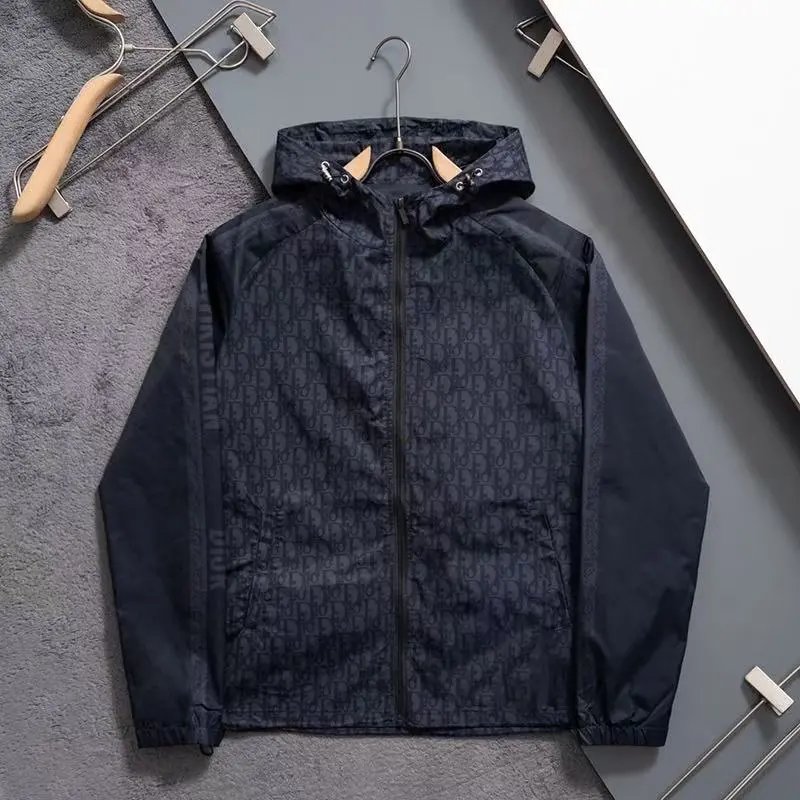 Louis Vuitton Jackets Hooded zip-up patterned jacket — 13
