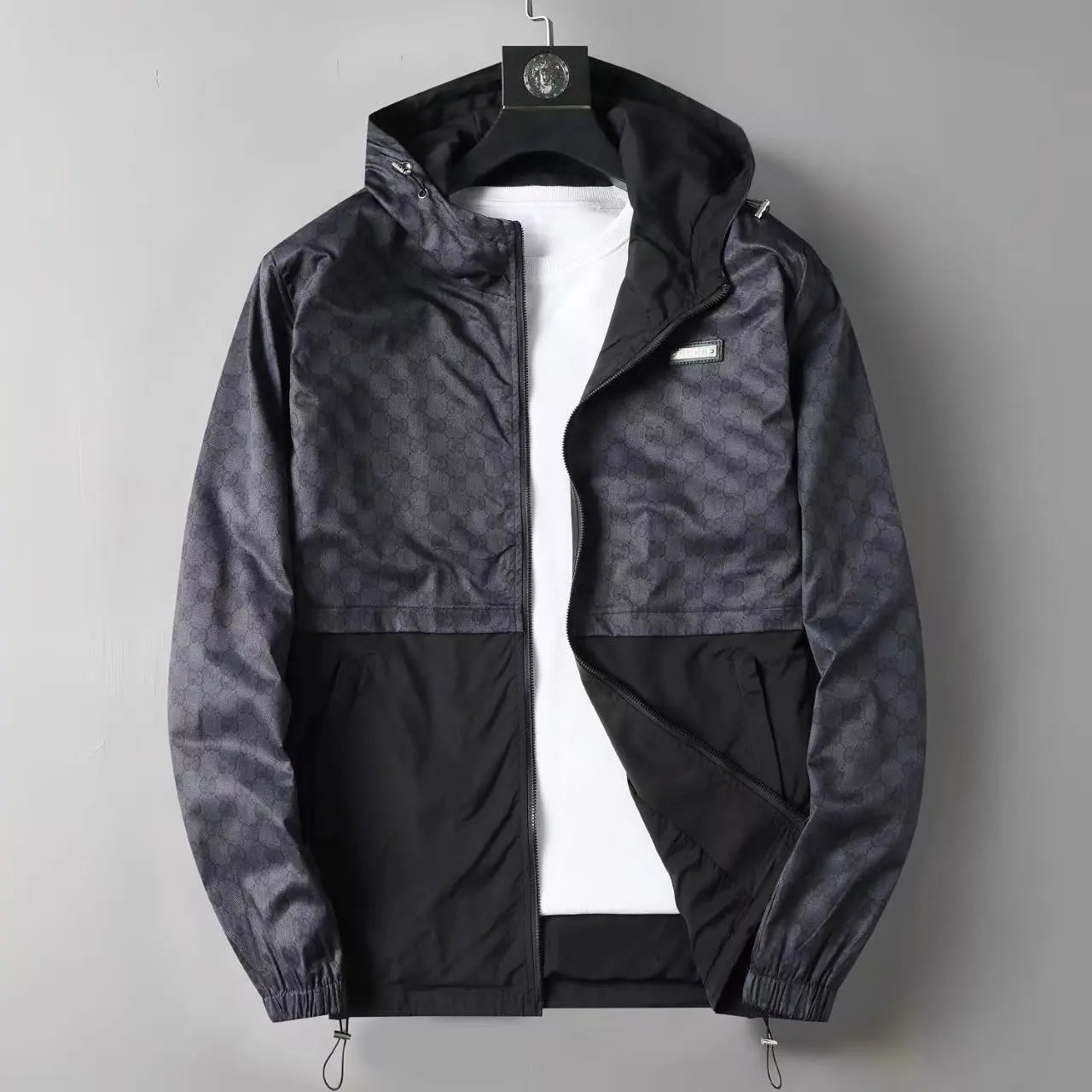 Louis Vuitton Jackets Hooded zip-up patterned jacket image 6