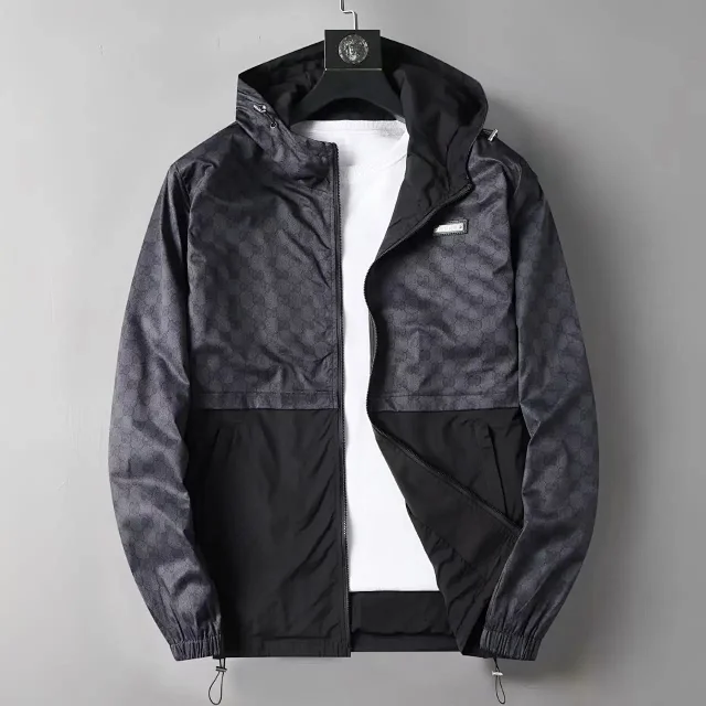 Louis Vuitton Jackets Hooded zip-up patterned jacket product detail image 6