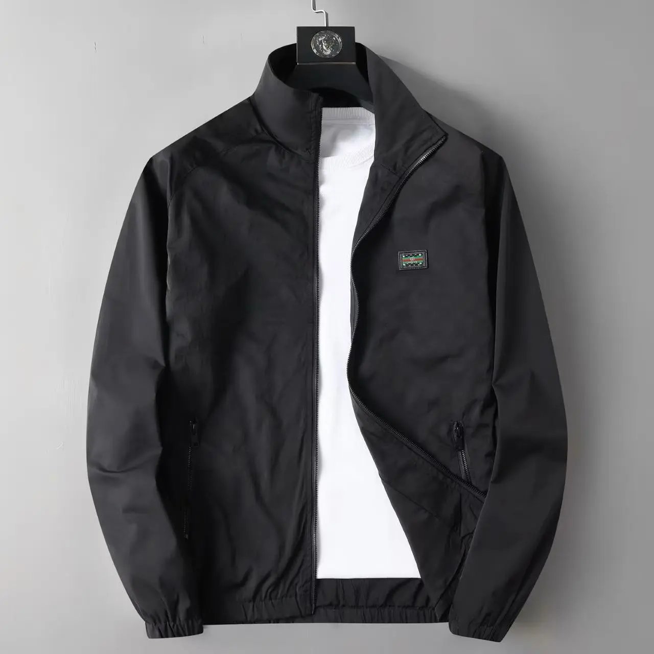 Louis Vuitton Jackets Hooded zip-up patterned jacket image 9