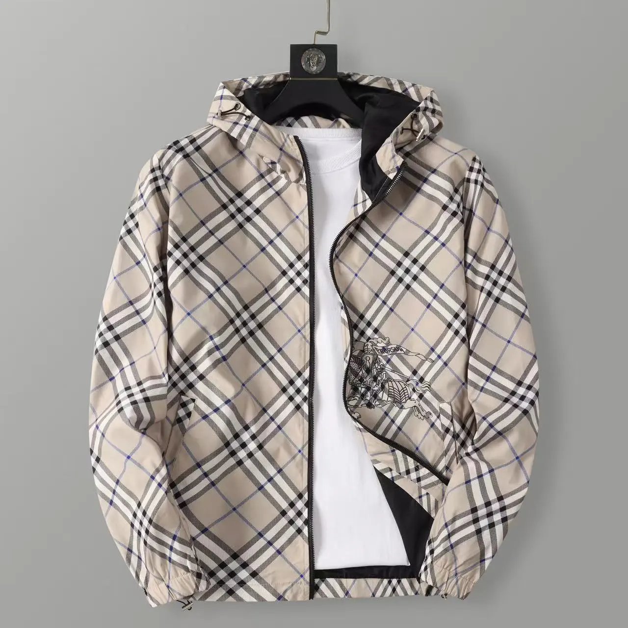 Louis Vuitton Jackets Hooded zip-up patterned jacket image 4