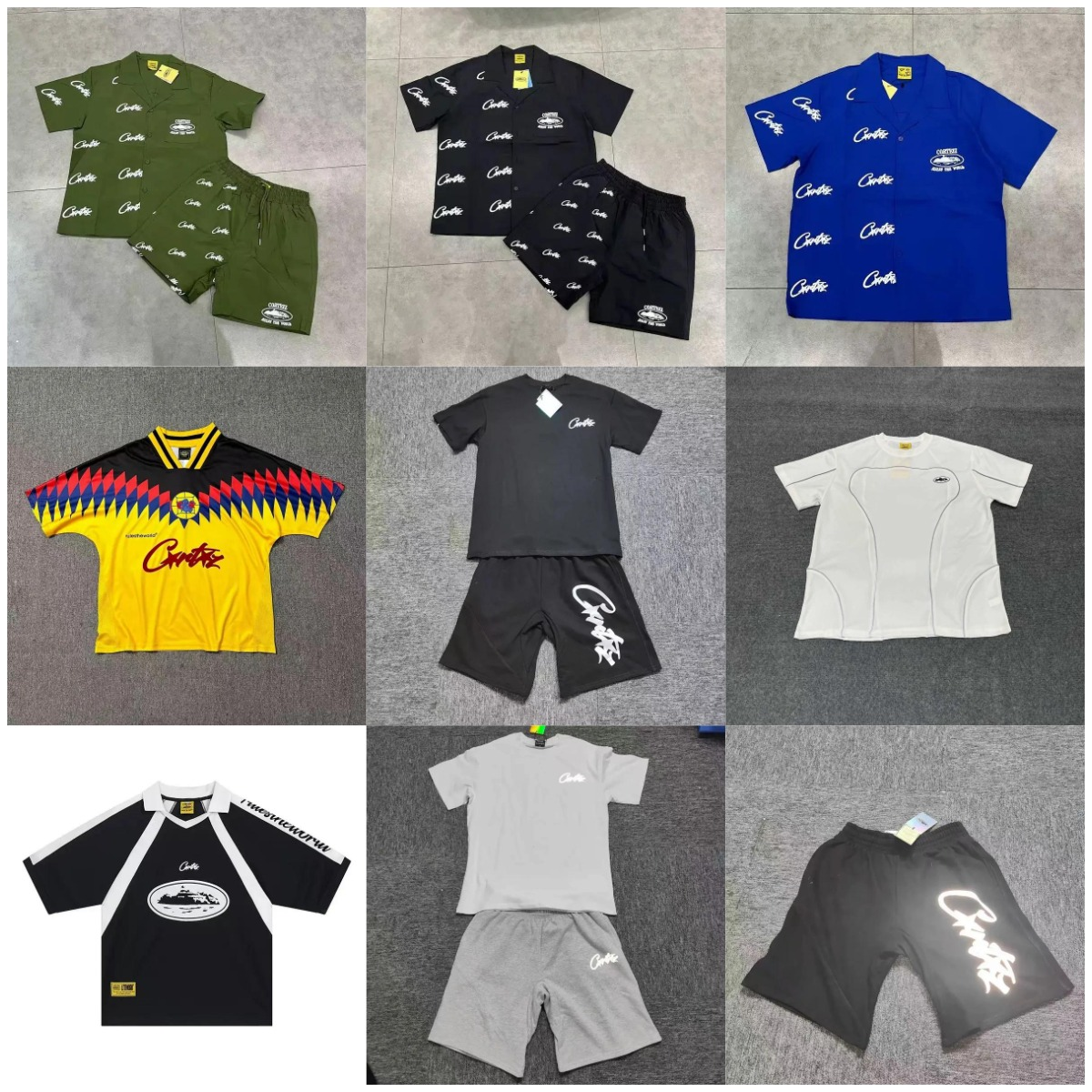 American new summer suit line jersey style men’s and women’s t-shirt shorts