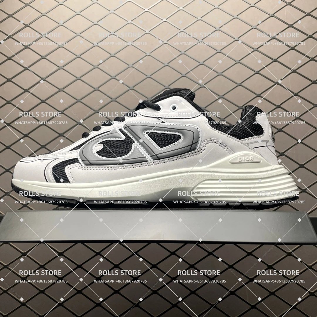 Dior B30 Low White Black Grey