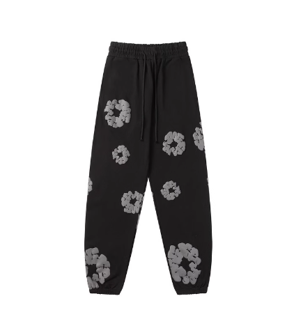 Black gray pants