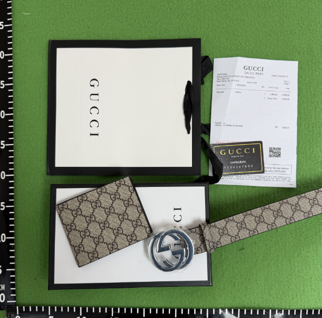 Gucci GG Supreme Belt and Cardholder Set [39 styles]