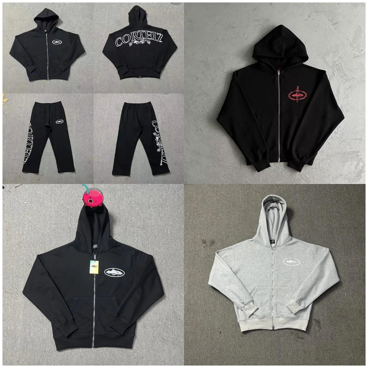 Corteiz Hoodies & Pants Set [3