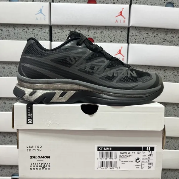 Salomon XT-MM6 Black / Gray Outdoor Trail Running Shoes - 1