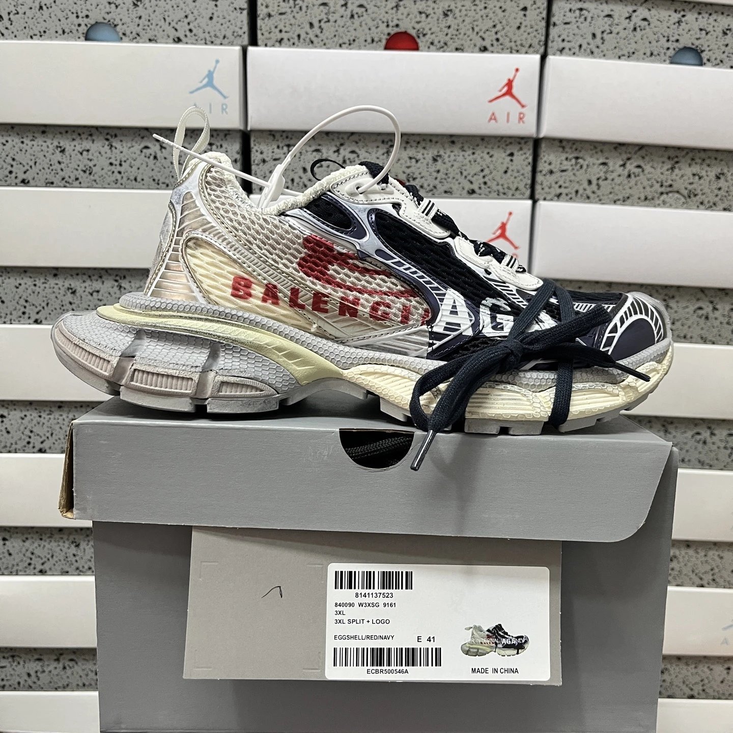 Balenciaga Sneakers 3XL Extreme Laces — Under Armour Collaboration 9161