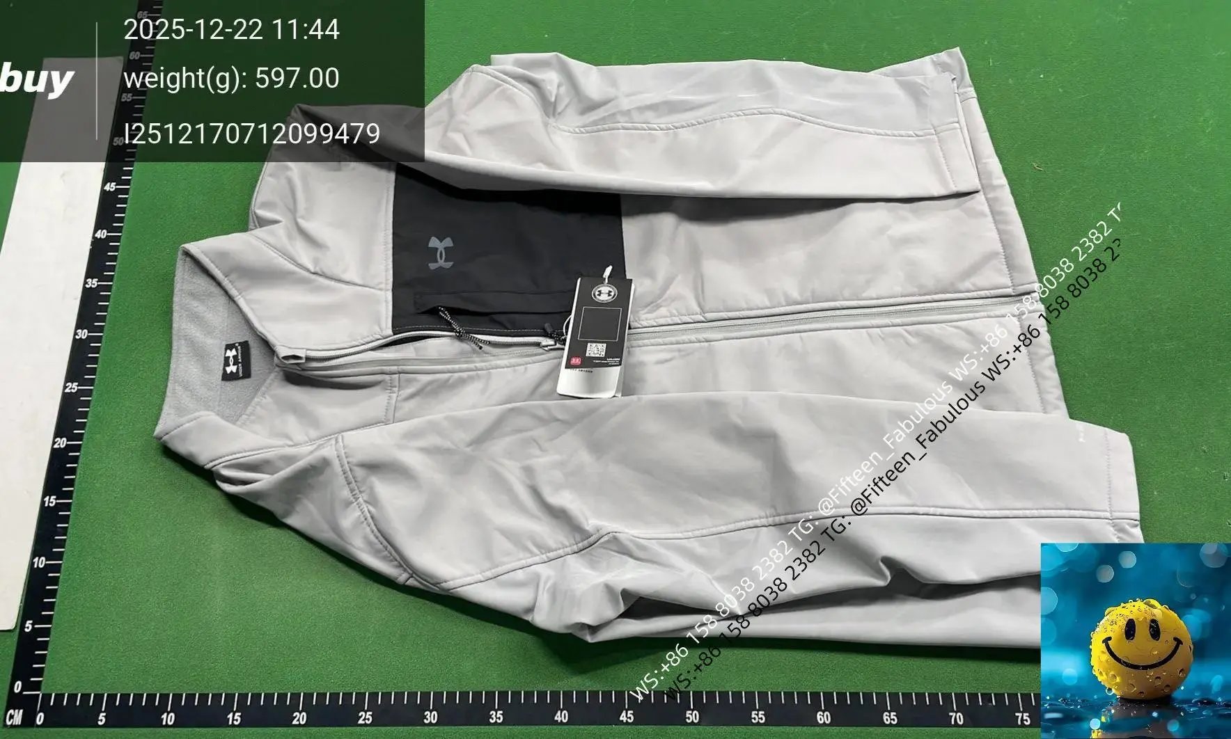 Under Armour Jackets Zip-up performance jacket — UA Jacket Light gray