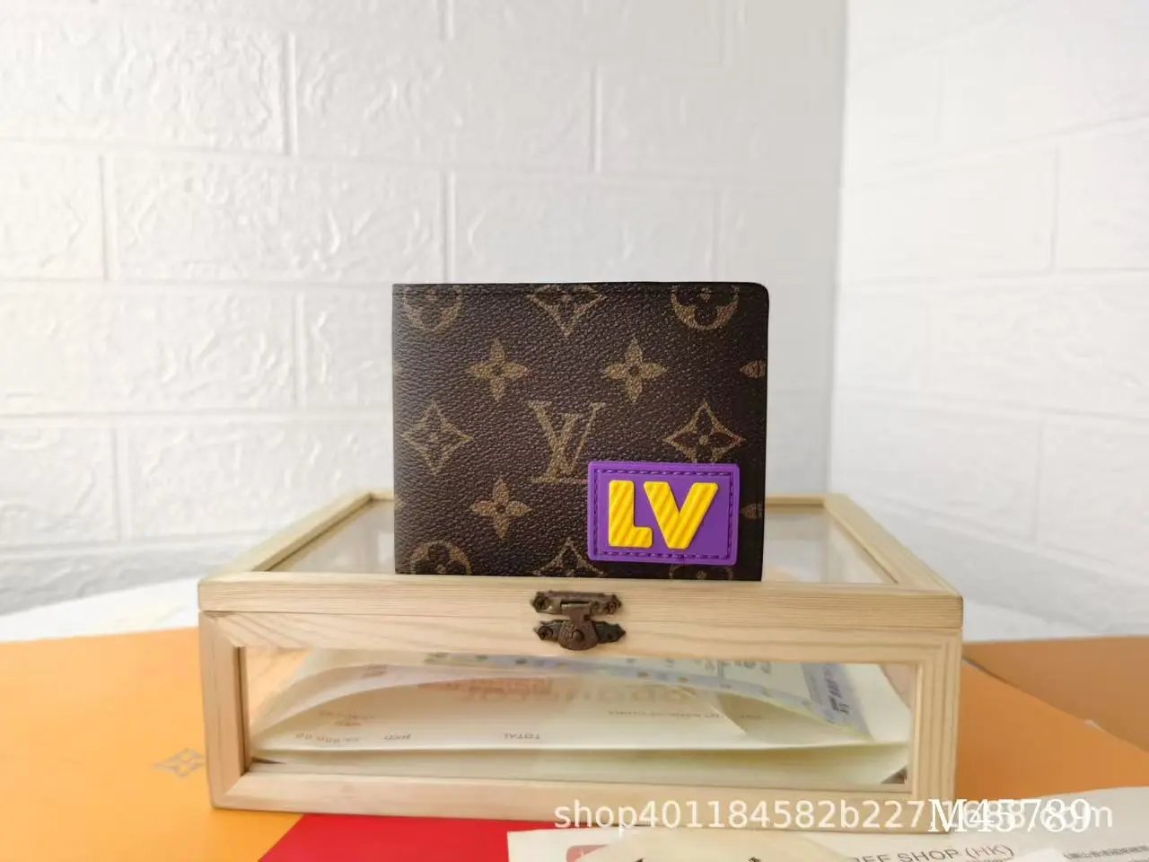 Prada Wallets & Card Holders Saffiano-textured holder with triangular logo plaque — 28