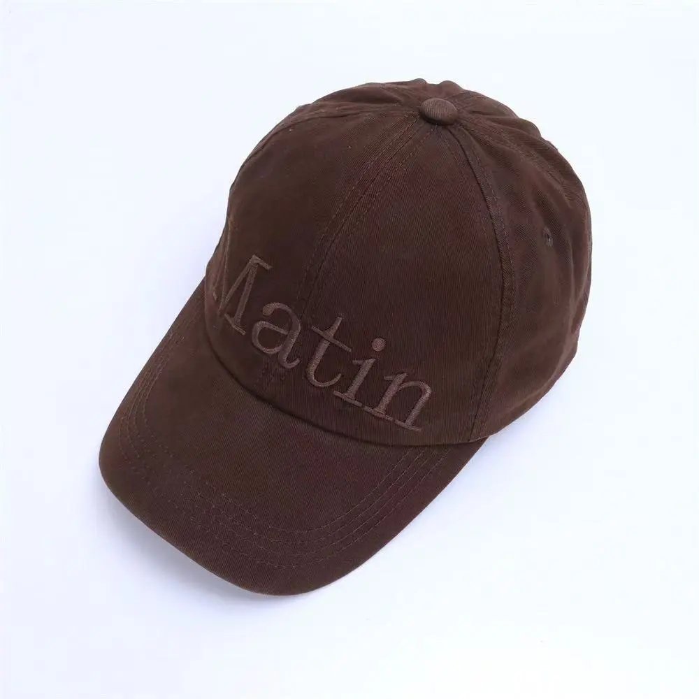 Diesel Hats Distressed Denim Baseball Cap with Embroidered Logo — 6