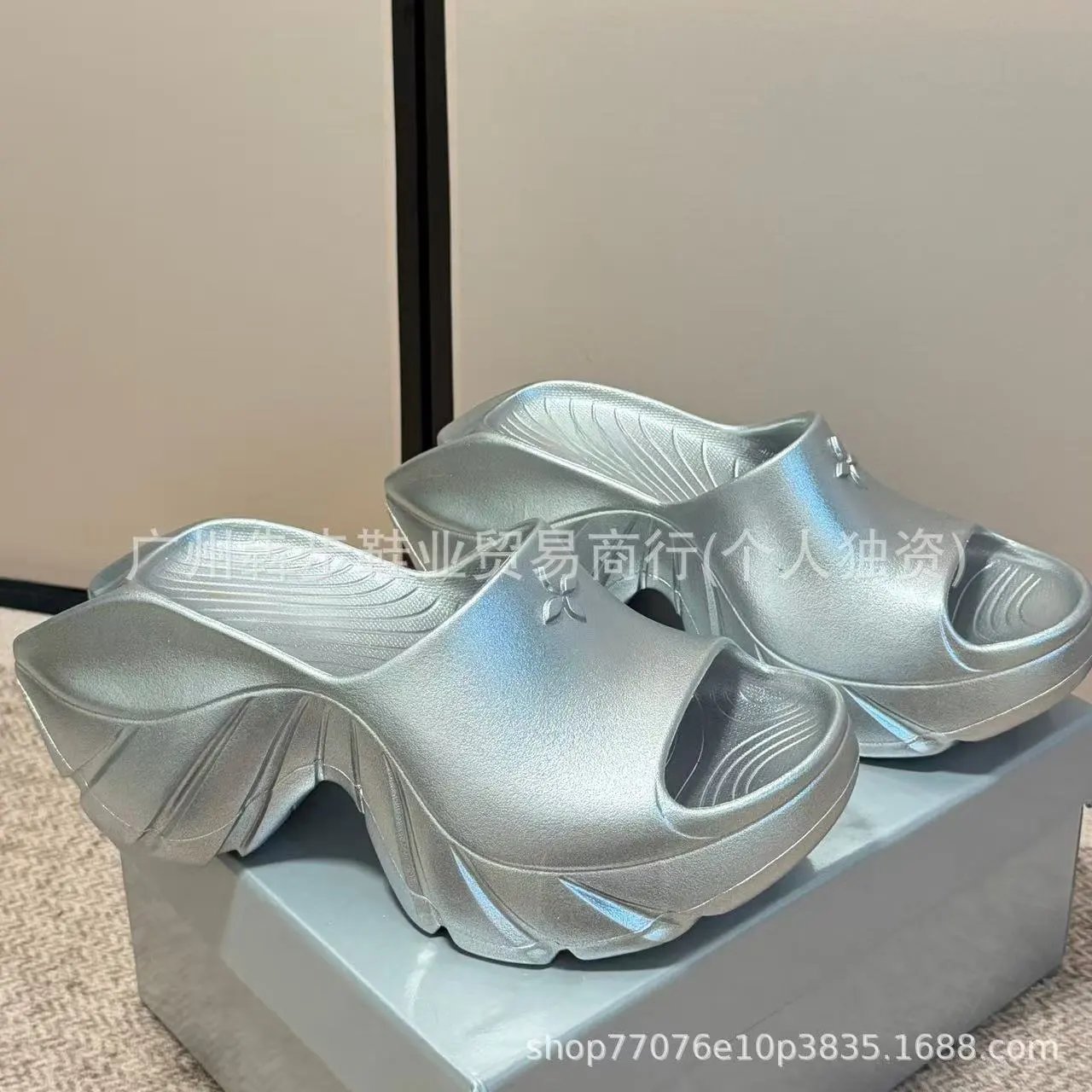 Dior Sandals Logo Strap Flat Slide — 38