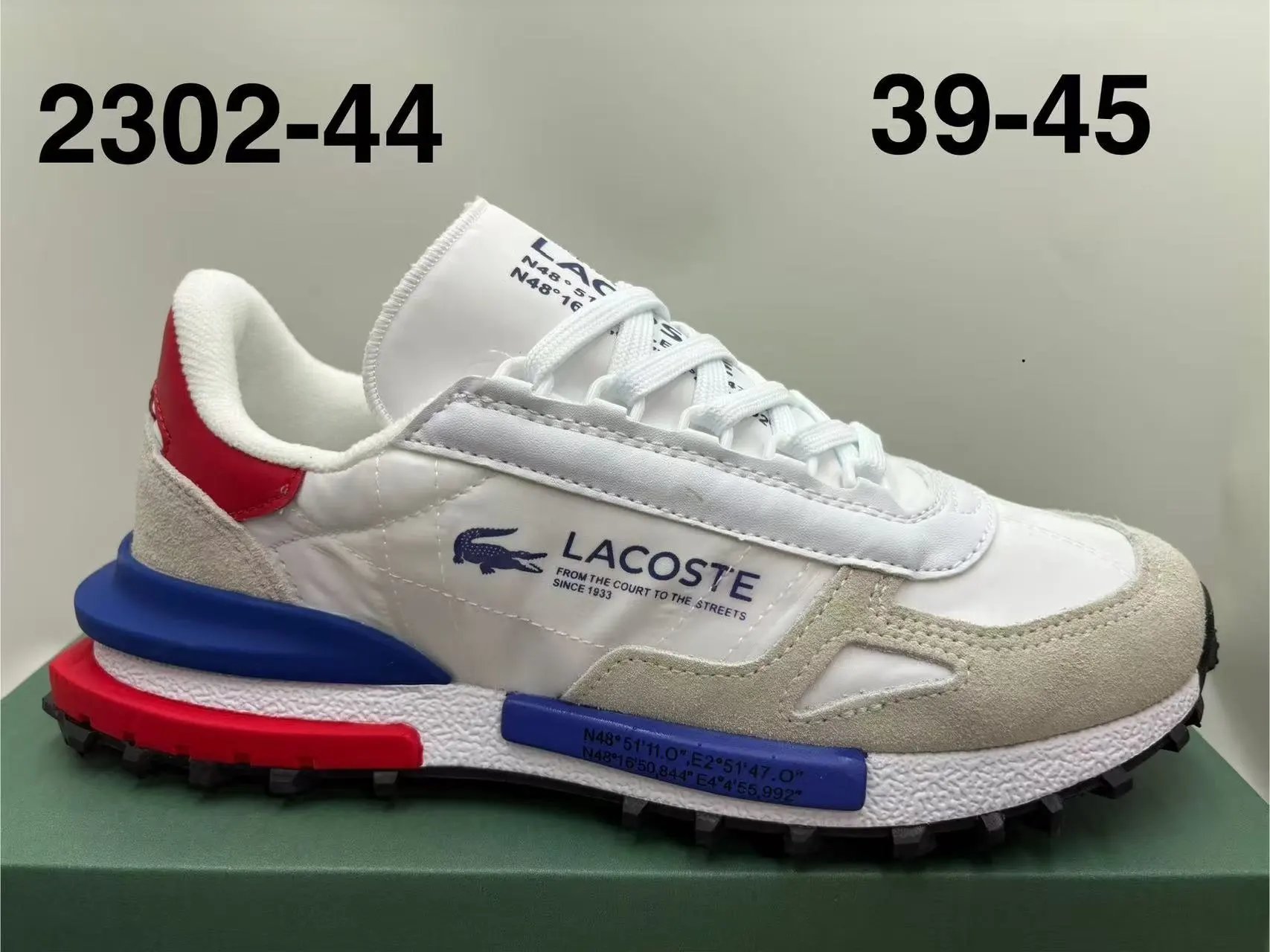 Lacoste Sneakers Low-top lace-up with crocodile side patch — 7