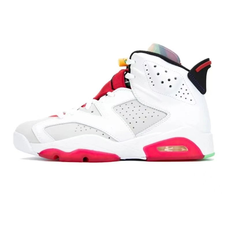 Air Jordan 6 Retro Infrared 23 White Pink Basketball Shoes