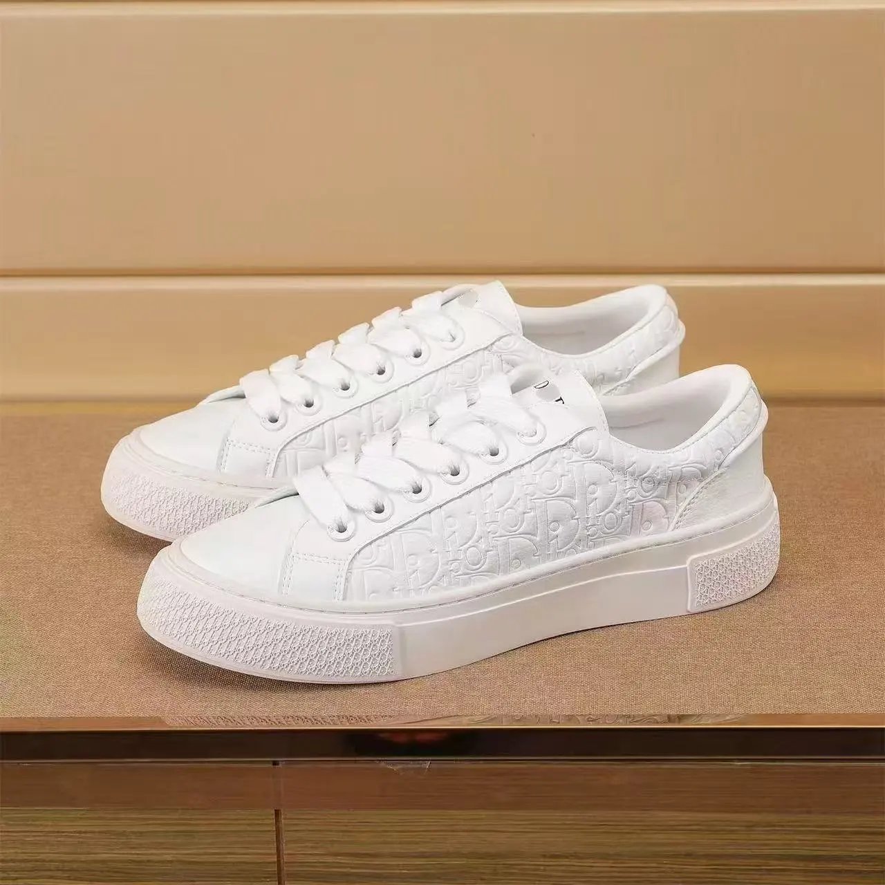Dior B23 Oblique White Sneakers