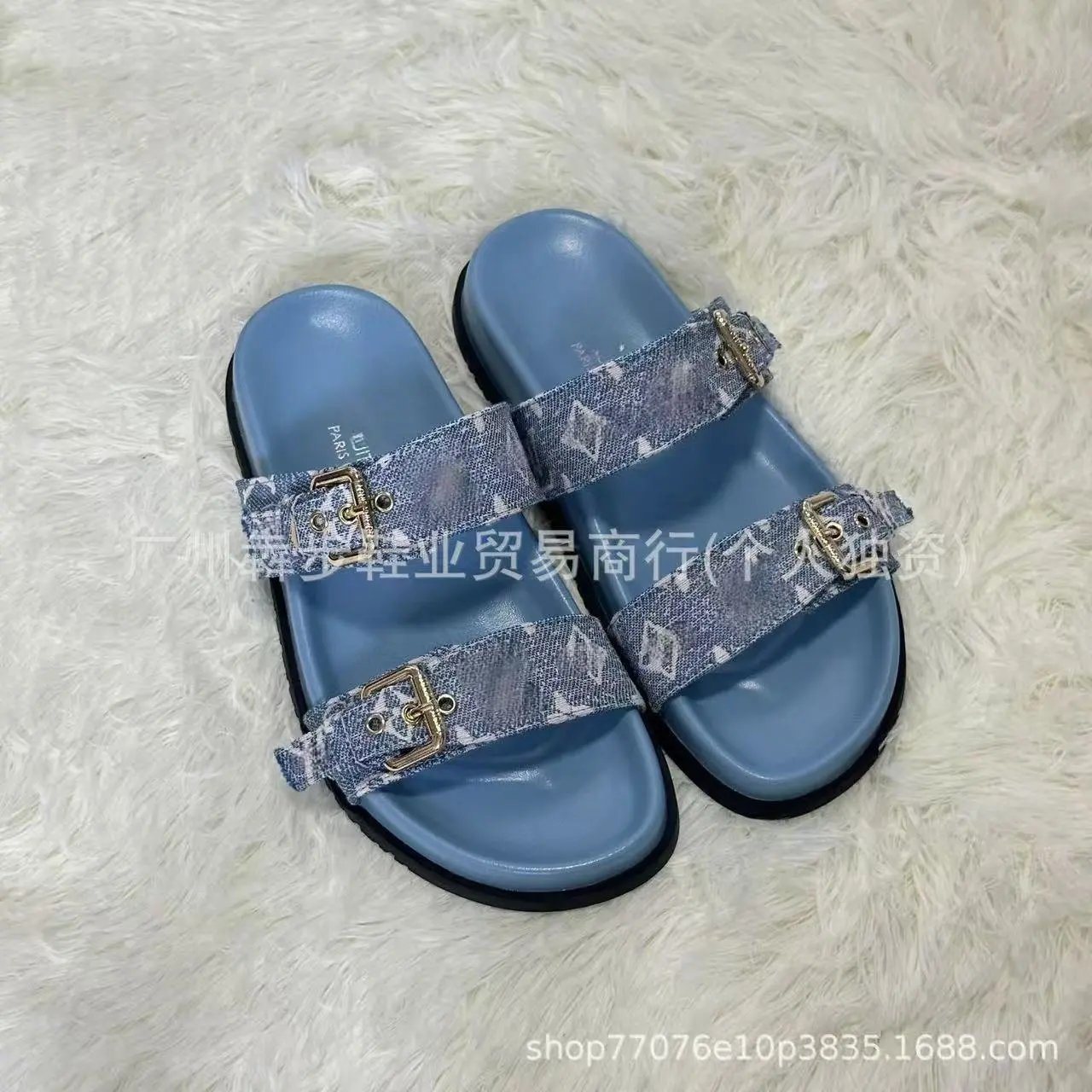 Dior Sandals Logo Strap Flat Slide — 20