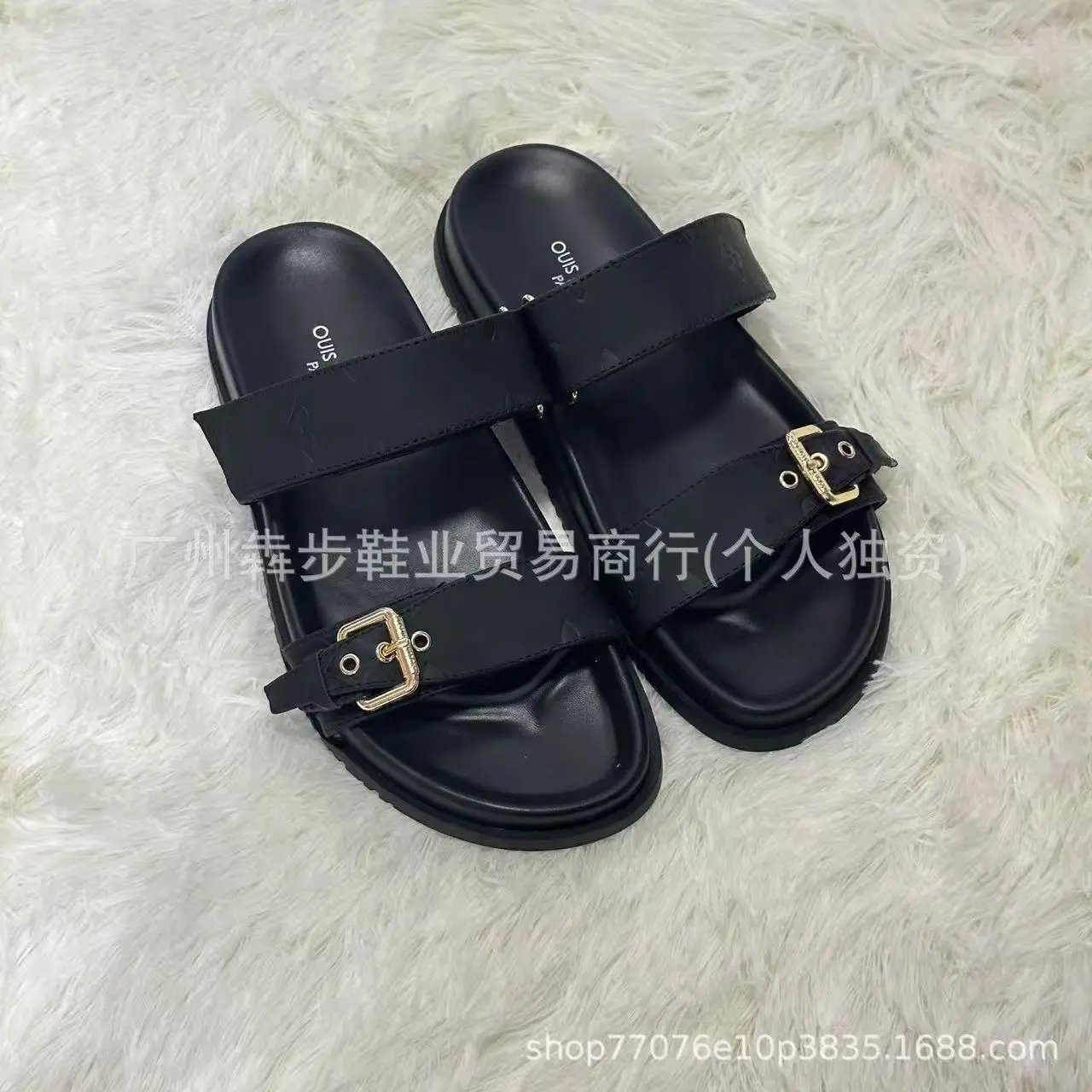 Dior Sandals Logo Strap Flat Slide — 12