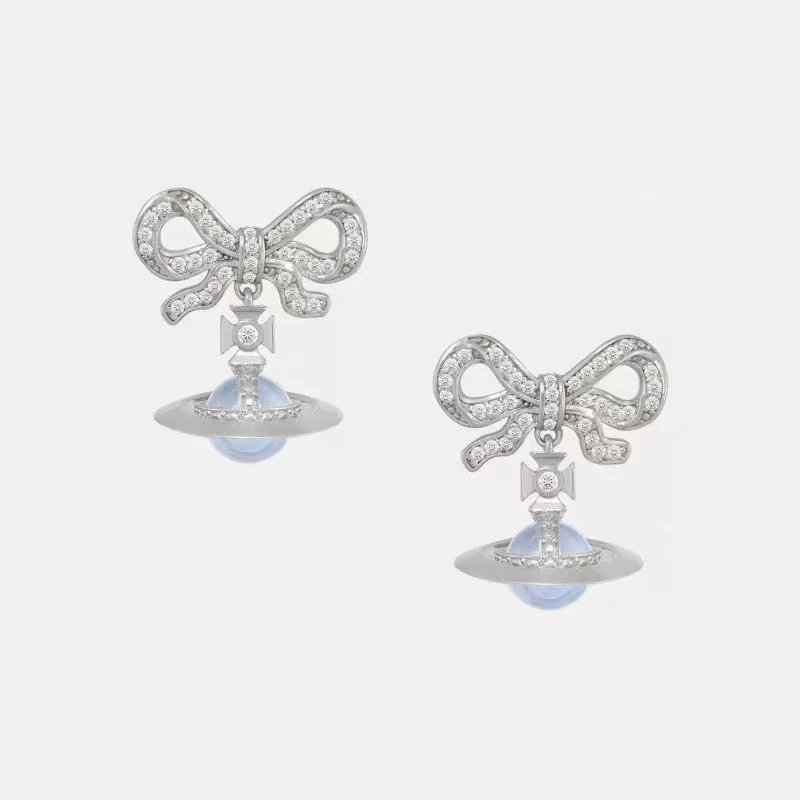 Vivienne Westwood Jewelry Crystal Orb Safety Pin Necklace — 14