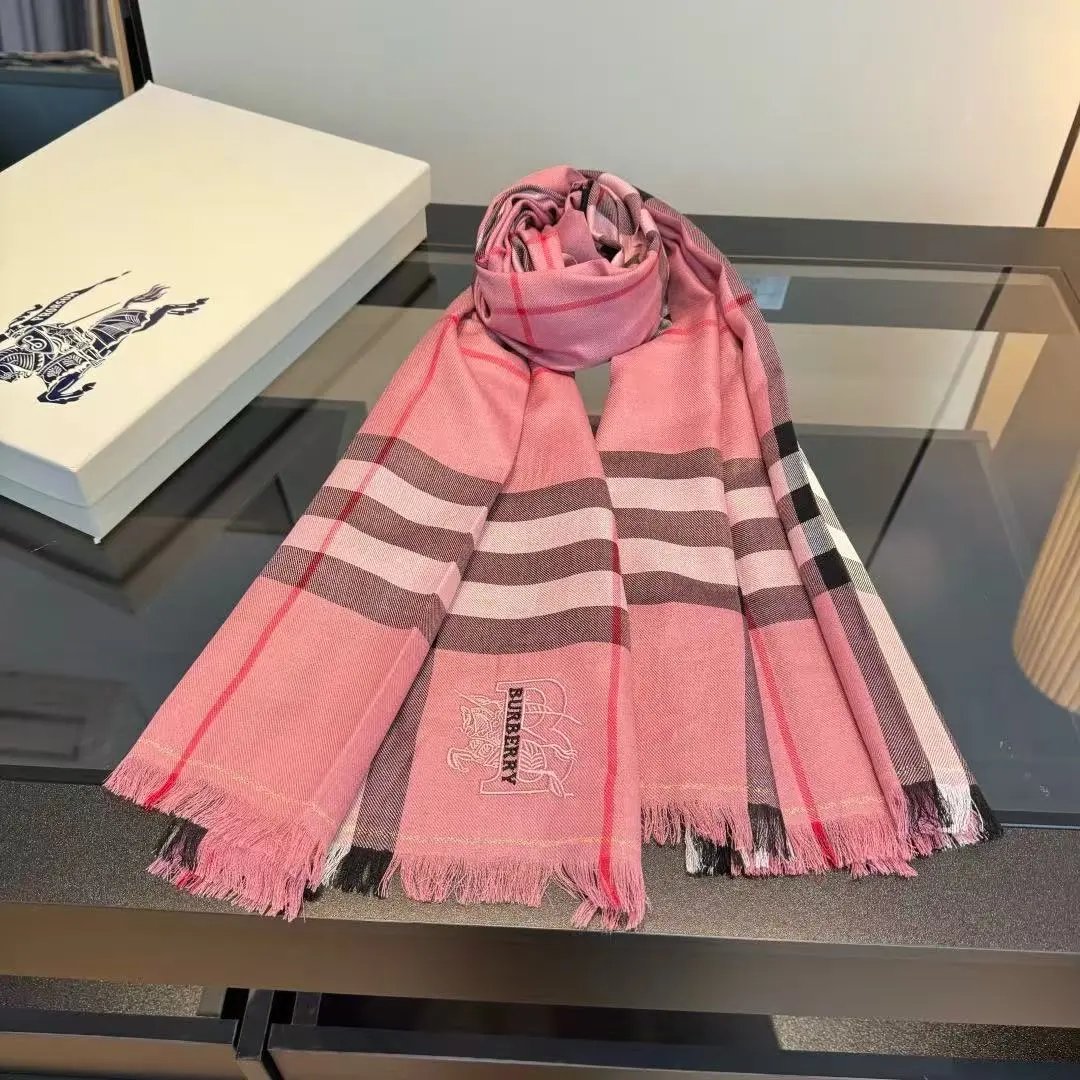 Acne Studios Scarves Plaid fringed scarf image 5