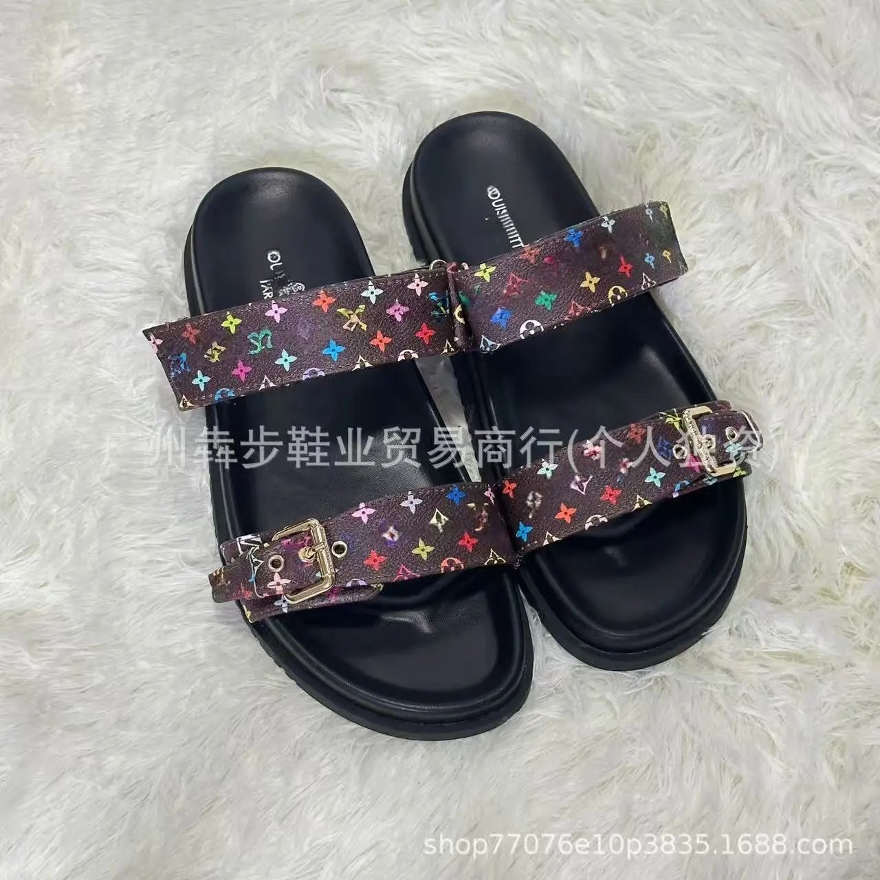 Dior Sandals Logo Strap Flat Slide — 17