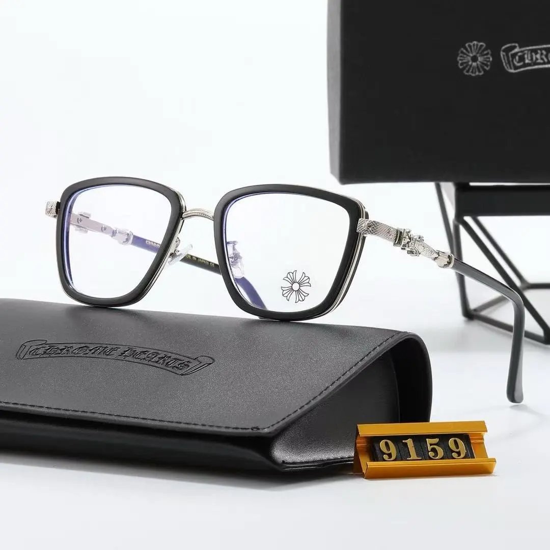 Chrome Hearts Eyewear Rectangular Blue-Light Glasses with Cross Motif Temples product image