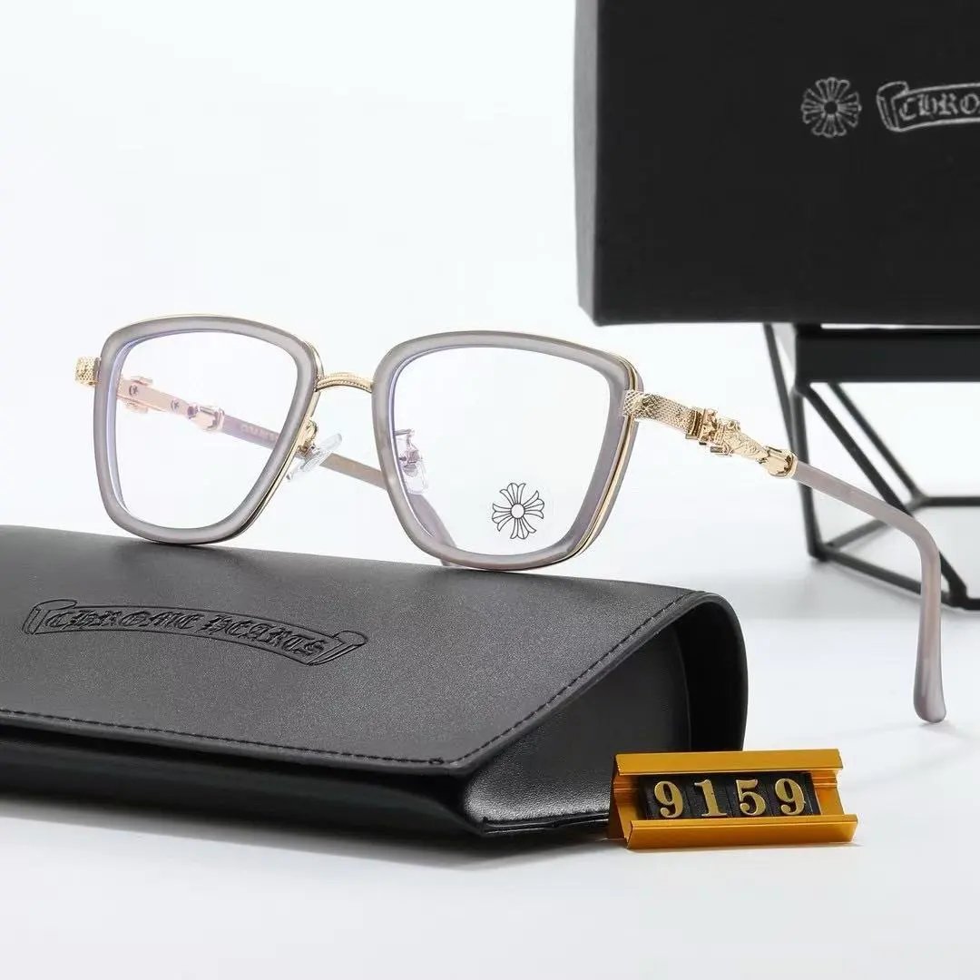 Chrome Hearts Eyewear Rectangular Blue-Light Glasses with Cross Motif Temples product image