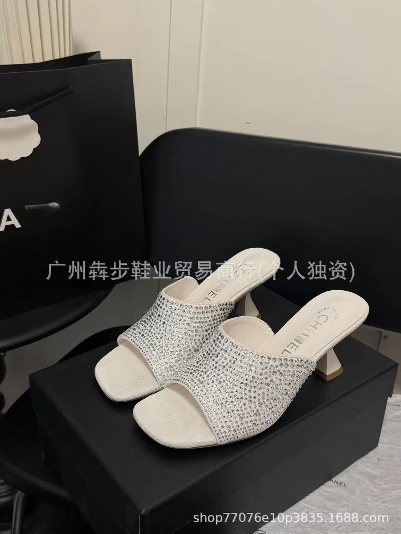 Dior Sandals Logo Strap Flat Slide — 26