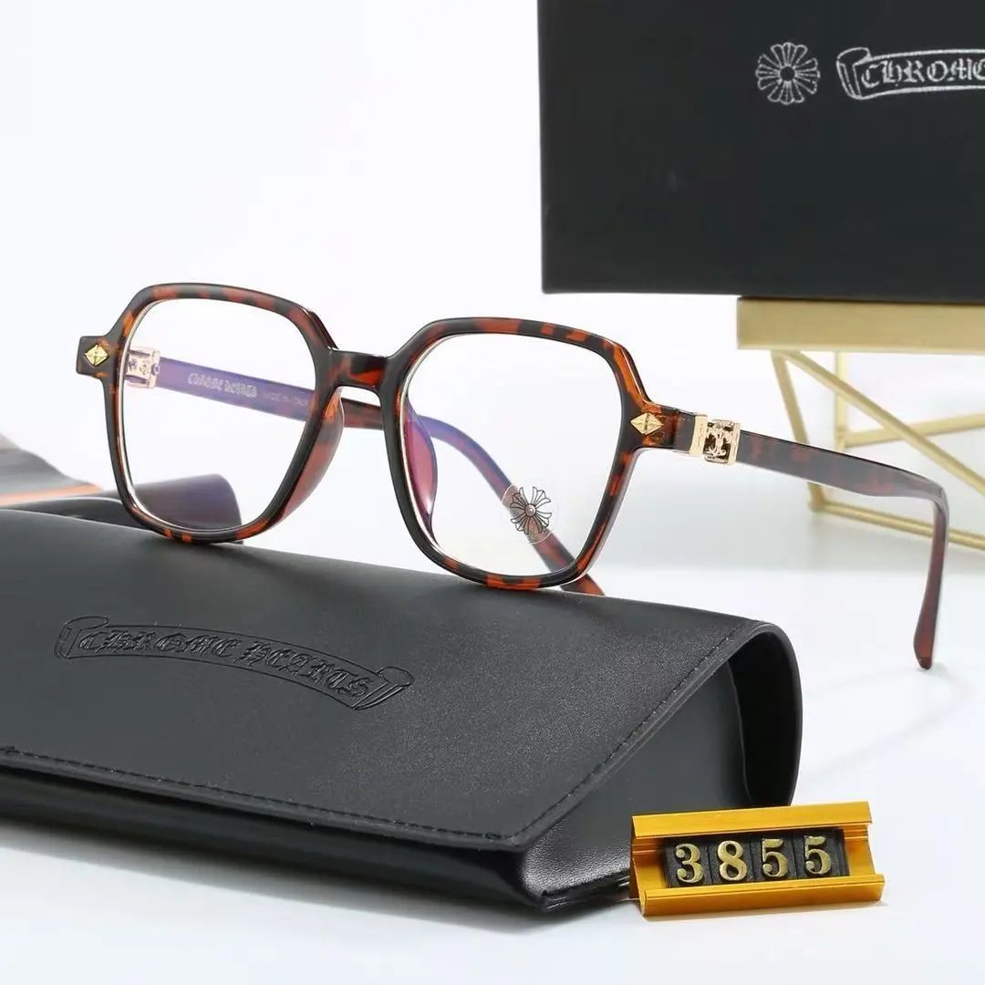 Chrome Hearts Eyewear Rectangular Blue-Light Glasses with Cross Motif Temples product image