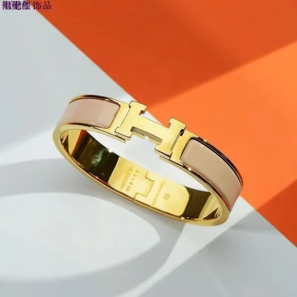 Hermès Clic H Bracelet Black Ceramic and Stainless Steel Bracelet - 10