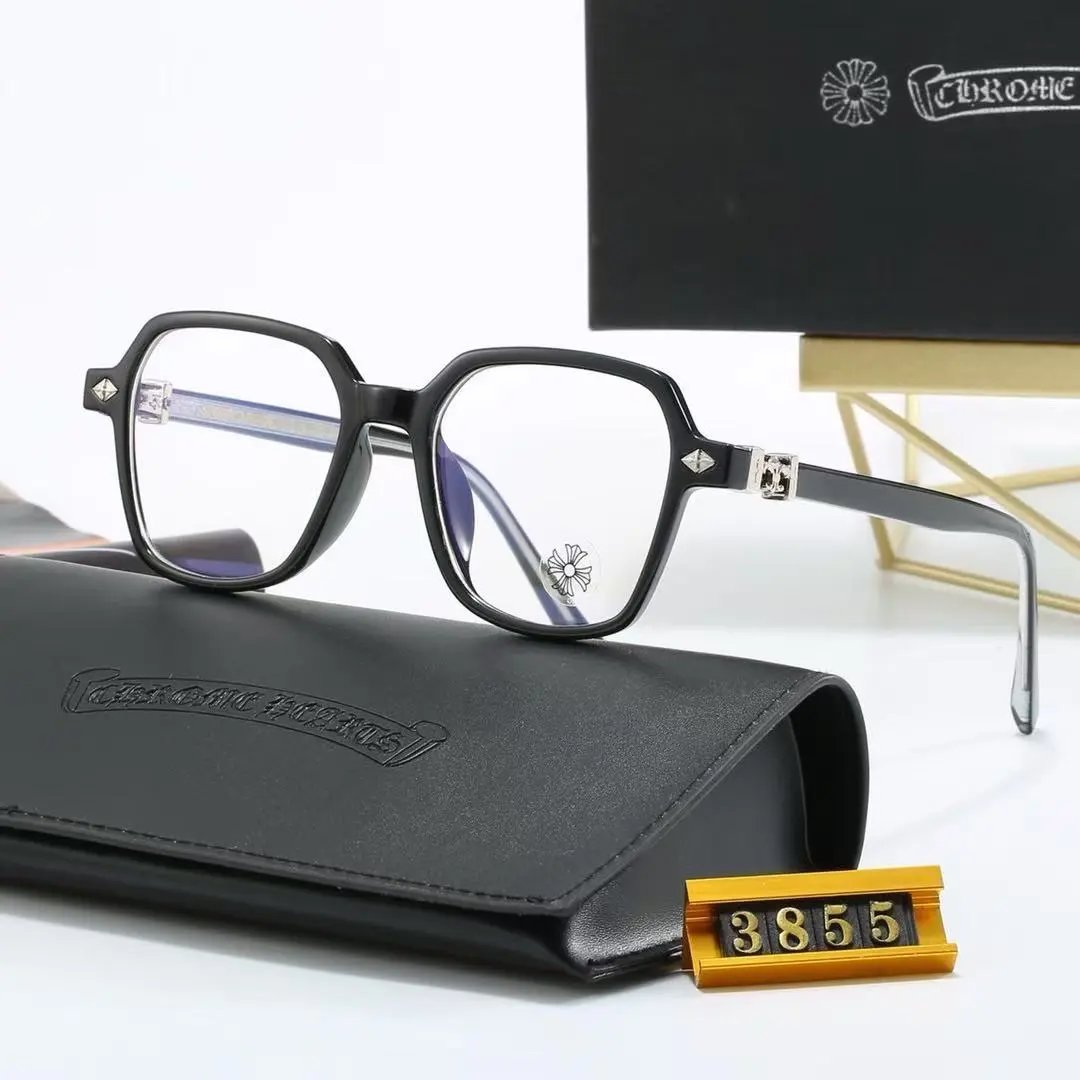 Chrome Hearts Eyewear Rectangular Blue-Light Glasses with Cross Motif Temples product image