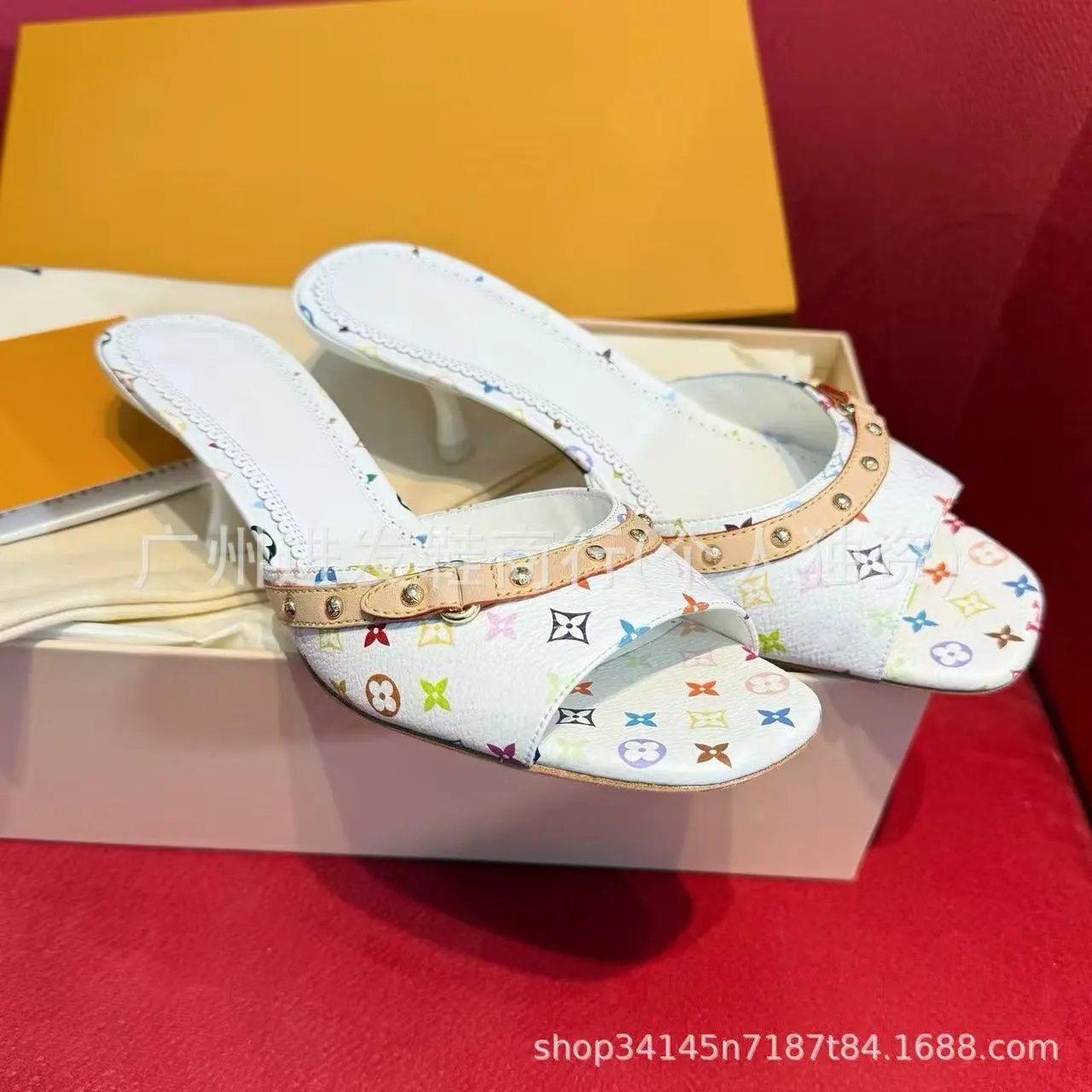 Loewe Slippers Anagram Woven Slide — 20