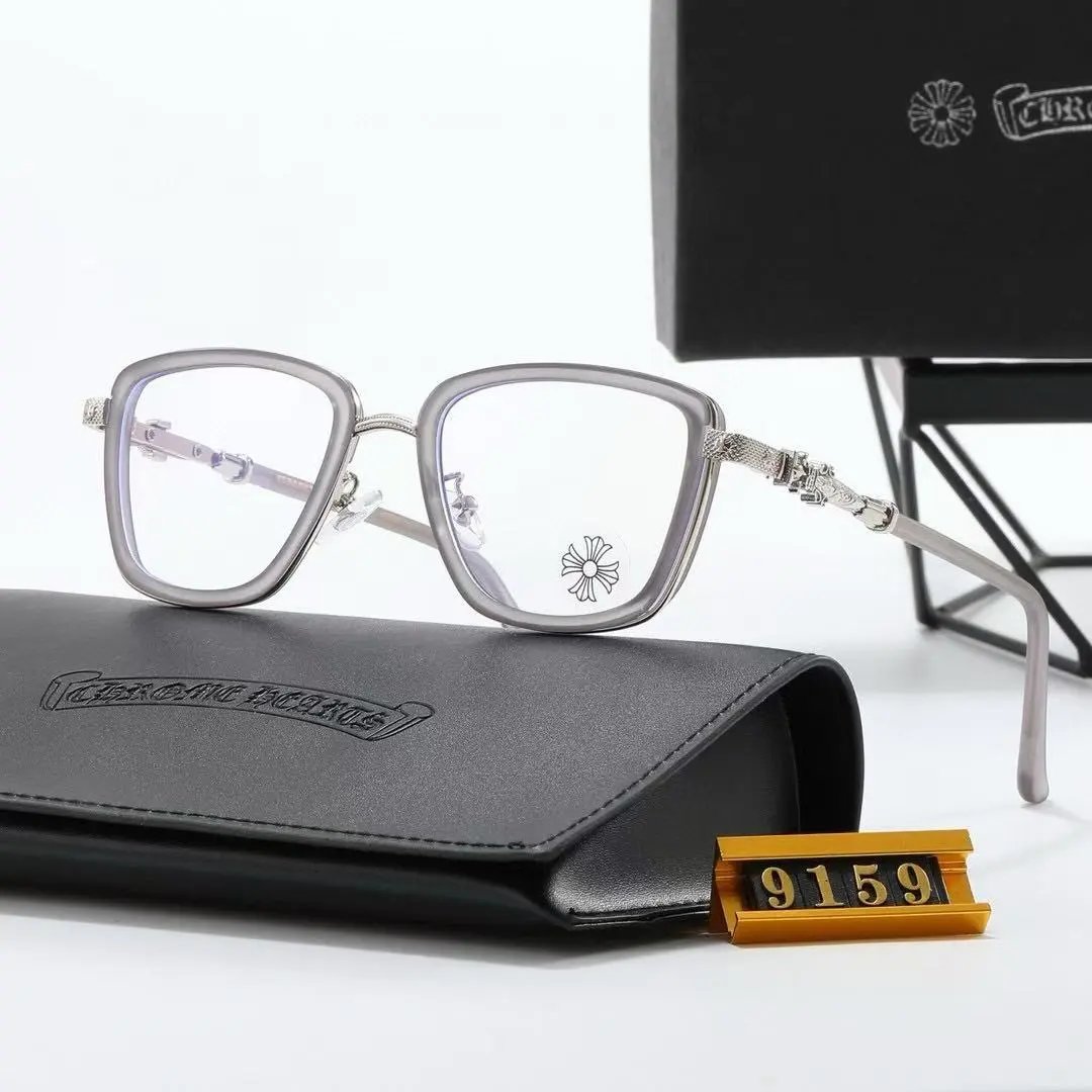 Chrome Hearts Eyewear Rectangular Blue-Light Glasses with Cross Motif Temples product image