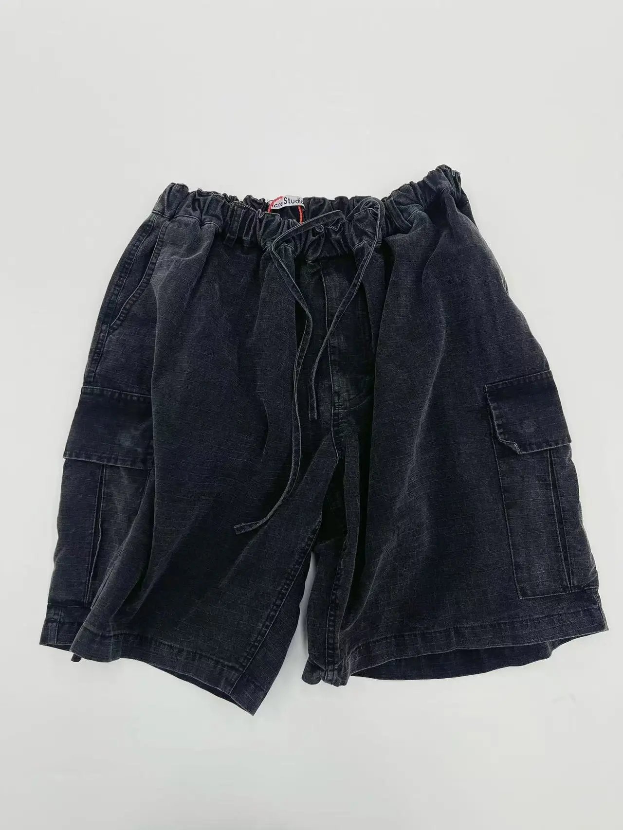 Acne Studios Jeans Wide-Leg Paint-Splatter — 10