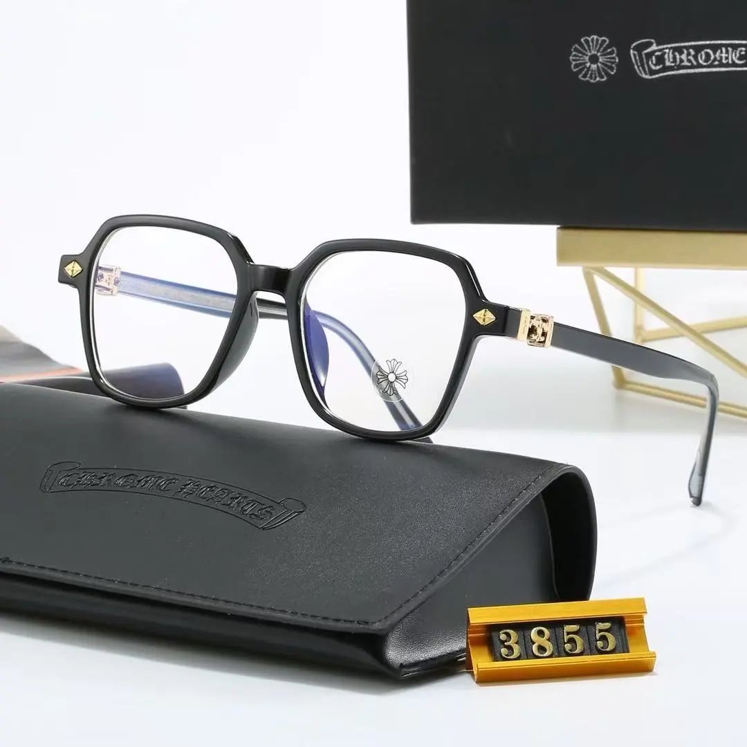 Chrome Hearts Eyewear Rectangular Blue-Light Glasses with Cross Motif Temples product image