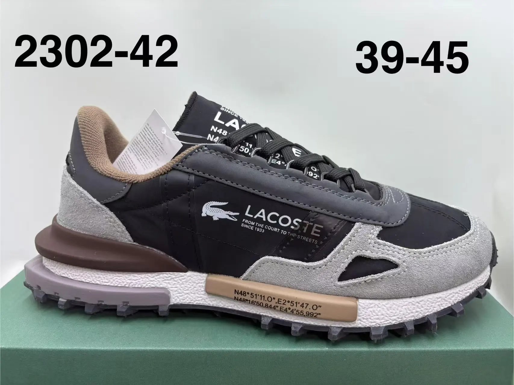 Lacoste Sneakers Low-top lace-up with crocodile side patch — 6
